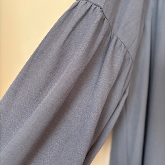 SAVANNA JANE Blue Cottagecore Romantic Embroidered Long Sleeve Dress Size 1X - Picture 7 of 15